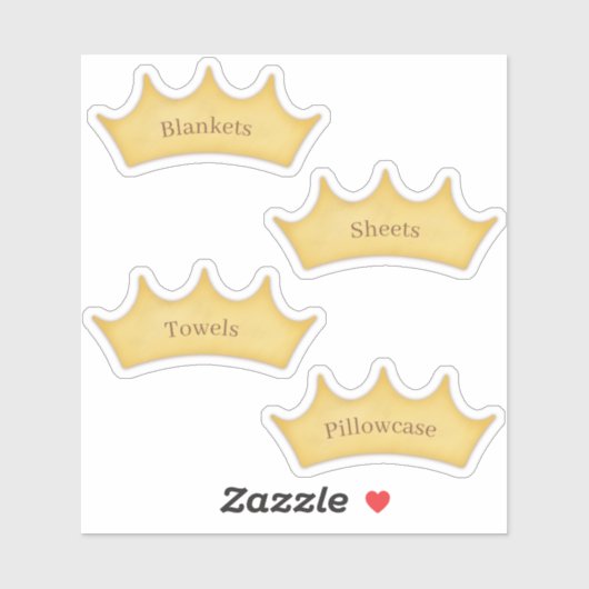 Gepersonaliseerd airytale Room & Closet Storage La Sticker (Vel)