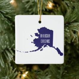 Gepersonaliseerd Alaska-Ornament Keramisch Ornament