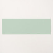 Gepersonaliseerd alfabet D Floral monogram Yogamat (Achterkant (horizontaal))