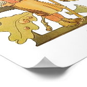 Gepersonaliseerd  alfabet letter E Poster (Hoek)