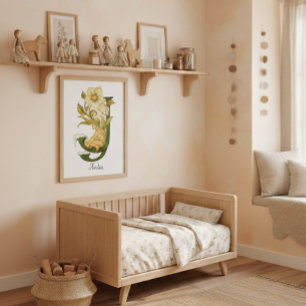 Gepersonaliseerd  alfabet letter J Poster