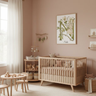 Gepersonaliseerd  alfabet letter N Poster