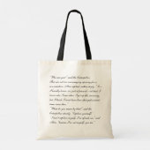 Gepersonaliseerd Alice & Caterpillar Wonderland Ta Tote Bag (Achterkant)