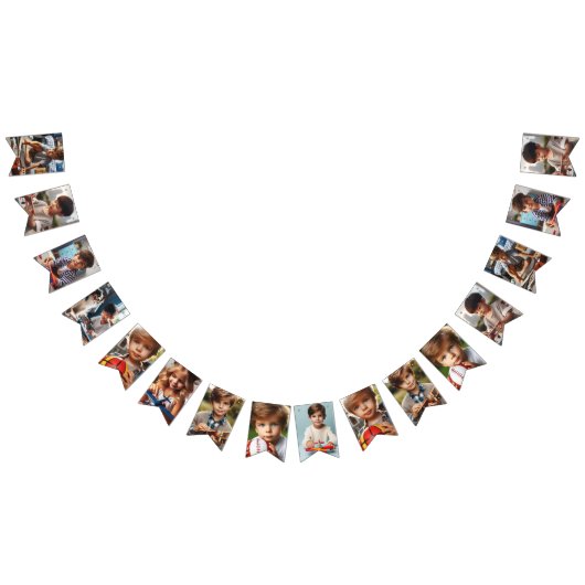 Gepersonaliseerd All-Occasion 16-Flag Foto's Party Vlaggetjes (Alle)