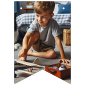 Gepersonaliseerd All-Occasion 16-Flag Foto's Party Vlaggetjes (Eerste vlag)