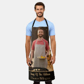 Gepersonaliseerd All-Over Print Schort (Gedragen)