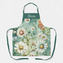 Gepersonaliseerd All-Over Print Schort, Daisy Scho