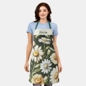 Gepersonaliseerd All-Over Print Schort, Daisy Scho Schort (Gedragen)