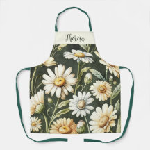 Gepersonaliseerd All-Over Print Schort, Daisy Scho