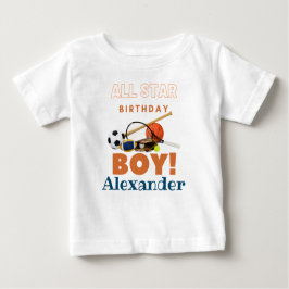 Gepersonaliseerd alle Star Birthday Boy