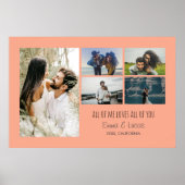 Gepersonaliseerd Alles van mij houdt van alles van Poster (Voorkant)