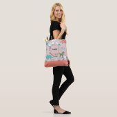 Gepersonaliseerd Allover-gedrukt Dinosaur-Tas Tote Bag (Op model)