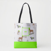 Gepersonaliseerd Allover-gedrukt Dog-Tas Tote Bag (Voorkant)