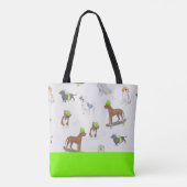 Gepersonaliseerd Allover-gedrukt Dog-Tas Tote Bag (Achterkant)