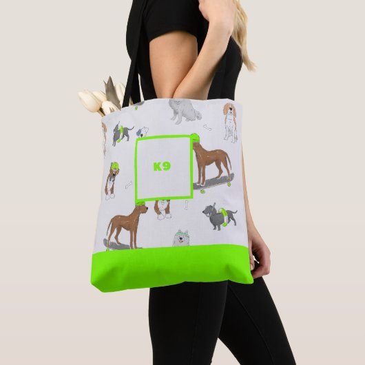 Gepersonaliseerd Allover-gedrukt Dog-Tas Tote Bag (Dichtbij)