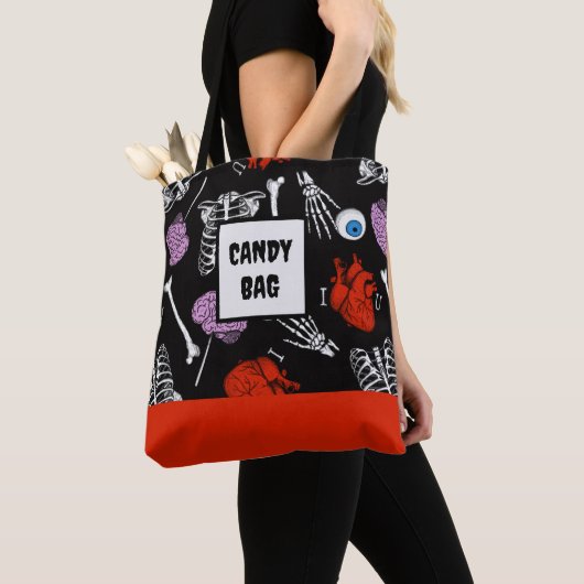 Gepersonaliseerd Allover Halloween Tas (Dichtbij)