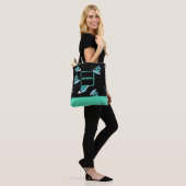Gepersonaliseerd allover met UFO ALIEN-Tas Tote Bag (Op model)