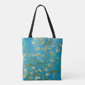 Gepersonaliseerd Almond Blossom Tree Van Gogh Mono Tote Bag (Achterkant)