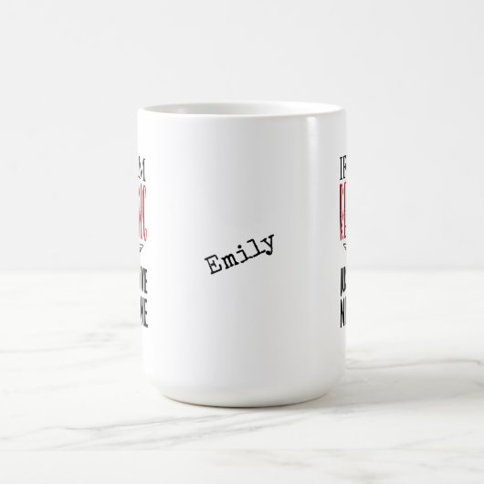 Gepersonaliseerd als ik Bericht 2 Mok leest (Center)