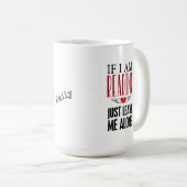 Gepersonaliseerd als ik Bericht 2 Mok leest (Voorkant rechts)