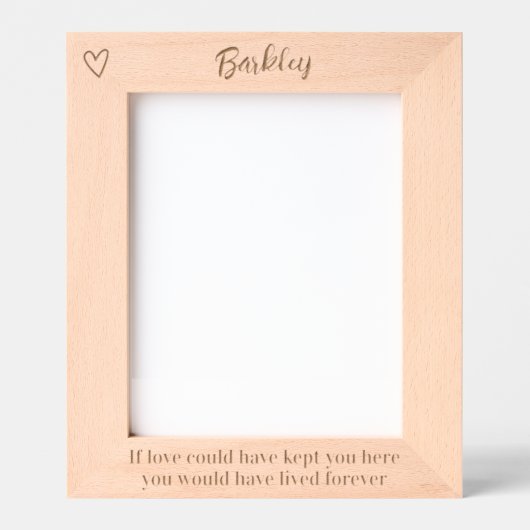 Gepersonaliseerd als liefde je hier had kunnen hou gegraveerde lijstjes (Voorkant)