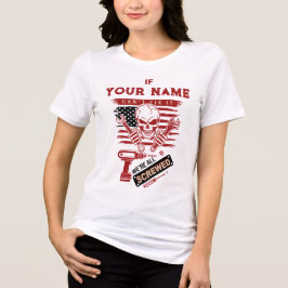 Gepersonaliseerd Als Naam Het Niet Kan Repareren Z Tri-Blend Shirt