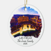 Gepersonaliseerd +als Vegas Ornament, Nevada Gift Keramisch Ornament (Links)