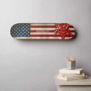 Gepersonaliseerd Amerikaans Rood-Aziatische Draken Persoonlijk Skateboard