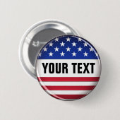 Gepersonaliseerd Amerikaanse Button (Voorkant /achterkant)