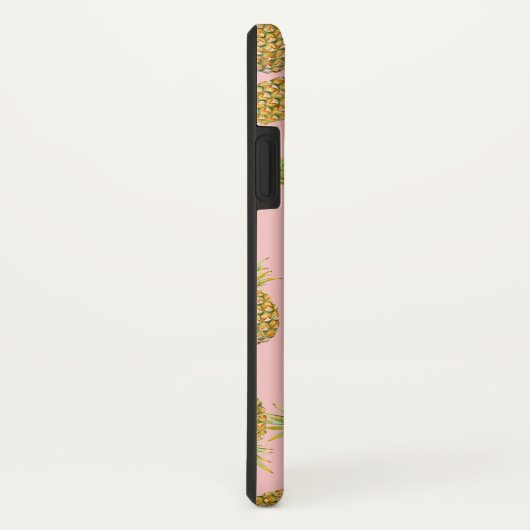 Gepersonaliseerd ananassolpatroon Case-Mate iPhone case (Achterkant / rechts)