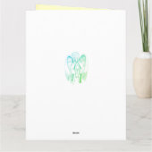 Gepersonaliseerd Angel ontwerp Get Well Kaart (Achterkant)