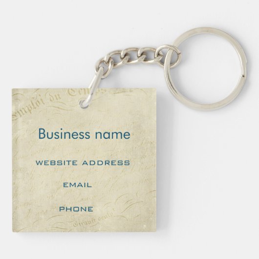 Gepersonaliseerd  Angel Sleutelhanger (Achterkant)