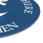 Gepersonaliseerd anker voor zeevaartvaartuigen snijplank (Hoek)