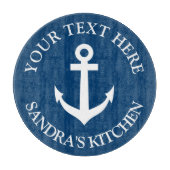 Gepersonaliseerd anker voor zeevaartvaartuigen snijplank (Voorkant)