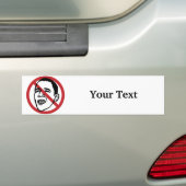 Gepersonaliseerd Anti-Obama Bumpersticker (Op auto)