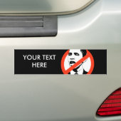 Gepersonaliseerd ANTI-OBAMA SLOGAN Bumpersticker (Op auto)