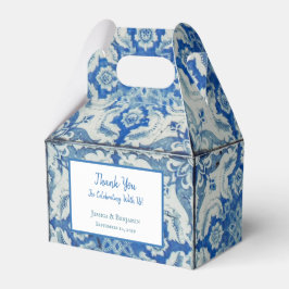 Gepersonaliseerd Antiek  Portugees Tile Patroon Bedankdoosjes