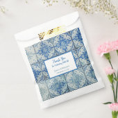 Gepersonaliseerd Antiek Portugees Tile Patroon Bedankzakje (Gezegeld)