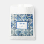 Gepersonaliseerd Antiek Portugees Tile Patroon Bedankzakje (Voorkant)