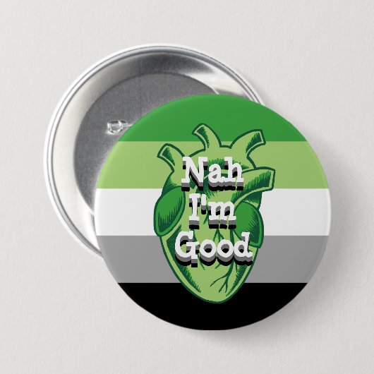 Gepersonaliseerd antivalentijnskoord ronde button 7,6 cm (Voorkant /achterkant)