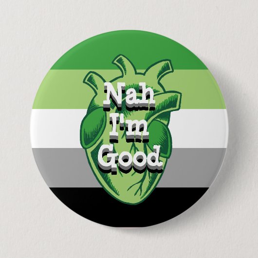 Gepersonaliseerd antivalentijnskoord ronde button 7,6 cm (Voorkant)