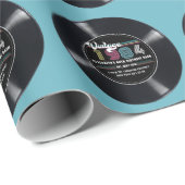 Gepersonaliseerd Any Age Rock N' Roll Verjaardag Cadeaupapier (Rol Hoek)