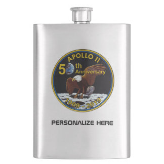 Gepersonaliseerd Apollo 11 50th Jubileum Heupfles