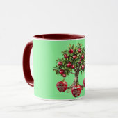 Gepersonaliseerd appelboom van het leven Bijbelver Mok (Voorkant links)