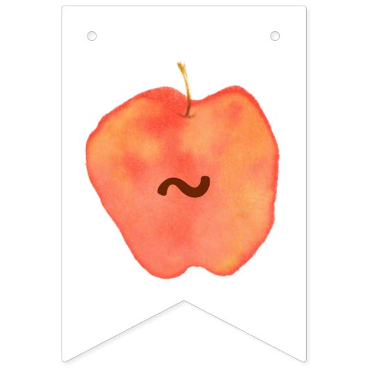 Gepersonaliseerd appelverbranding vlaggetjes (Eerste vlag)