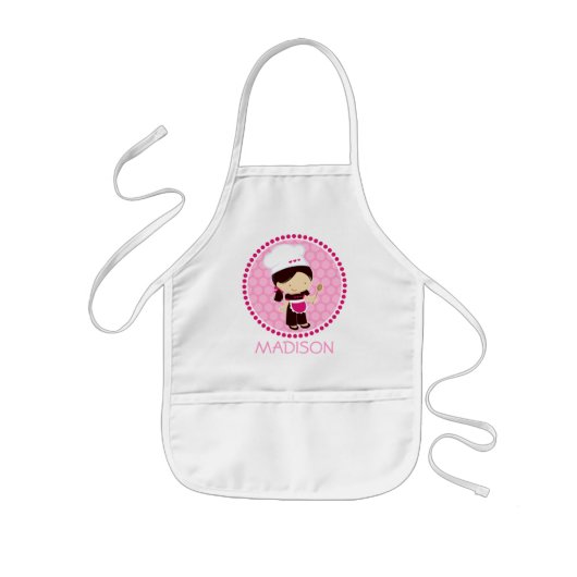 Gepersonaliseerd Apron - Little Baker Party Favors Kinder Schort (Voorkant)