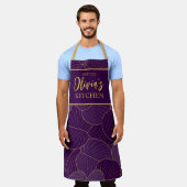 Gepersonaliseerd Apron, Name Apron, Custom Name Schort (Gedragen)