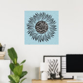 Gepersonaliseerd Arabisch kalligrafiet Poster (Thuiskantoor)