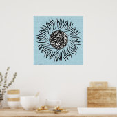 Gepersonaliseerd Arabisch kalligrafiet Poster (Keuken)