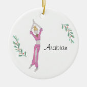 Gepersonaliseerd Arabisch keepomwille keramisch ve Keramisch Ornament (Voorkant)